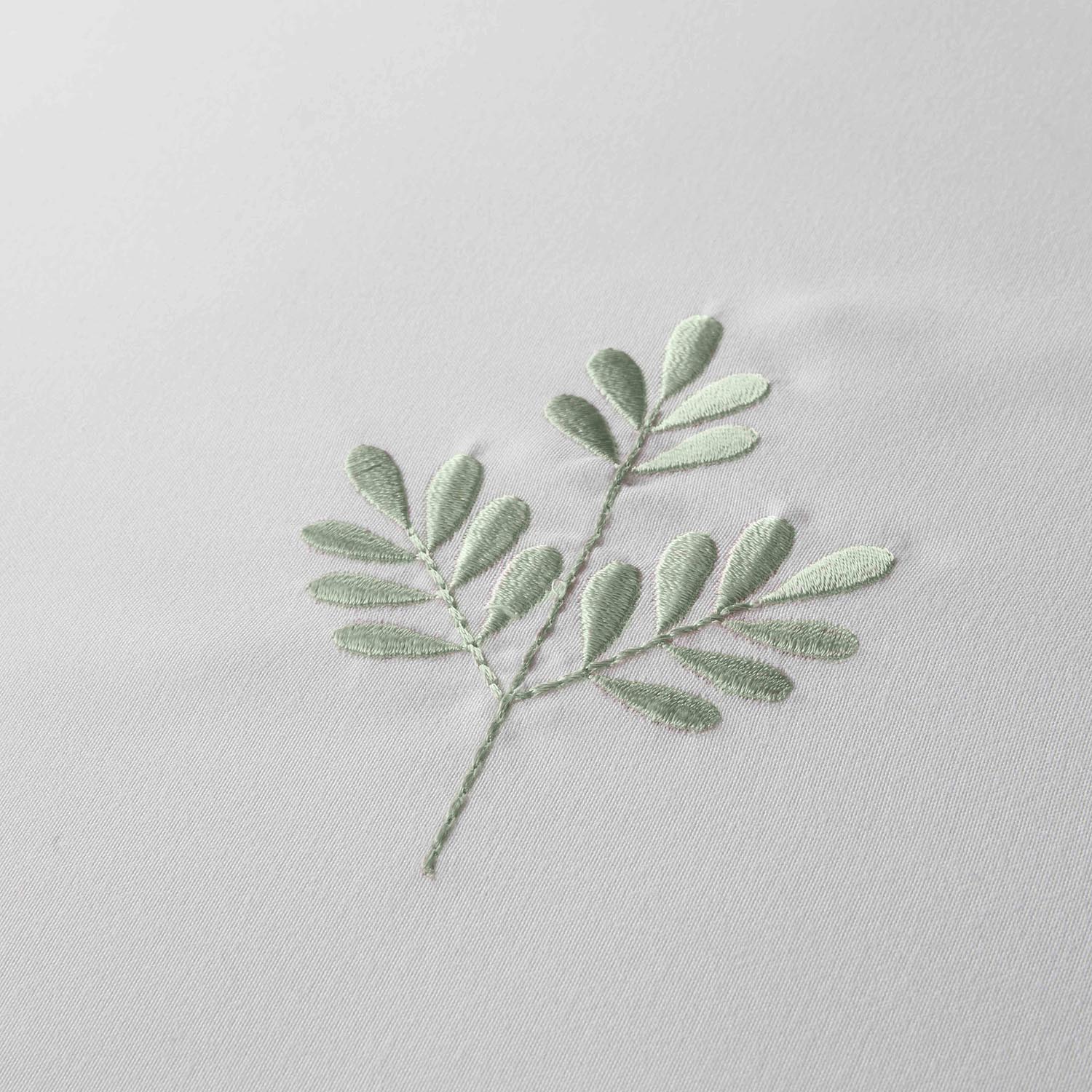 The Home Collection Emma Duvet Cover Set - Green 2 Shaws Department Stores