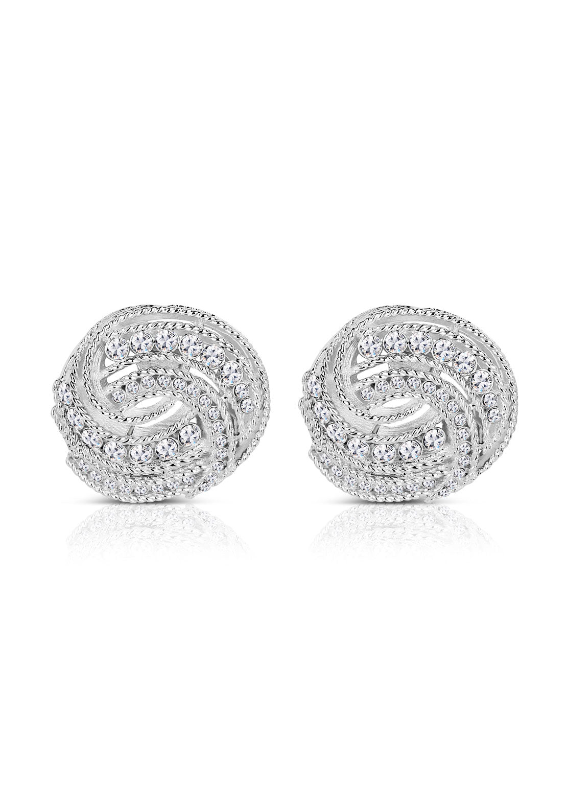 Newbridge Jewellery Studio LineTwist Earrings - Silver 1 Shaws Department Stores