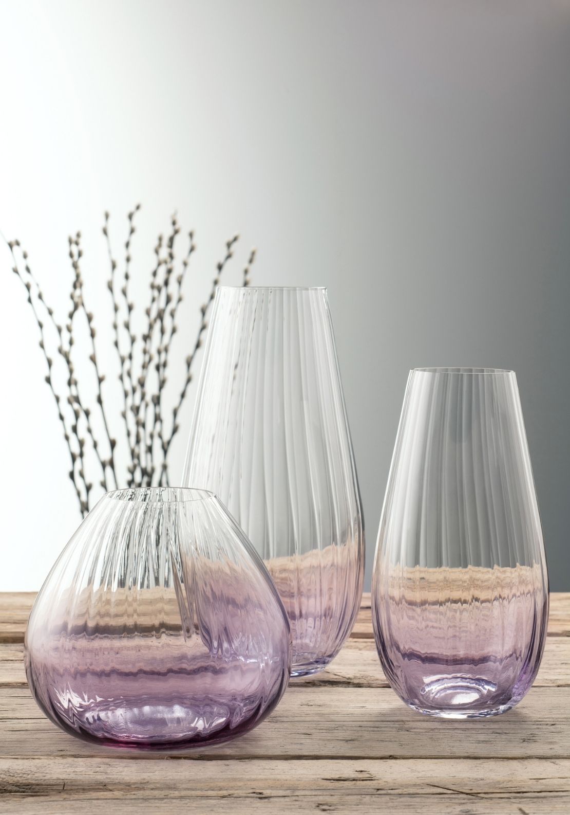 Galway Crystal Erne Rose Bowl 6.5" - Purple 2 Shaws Department Stores