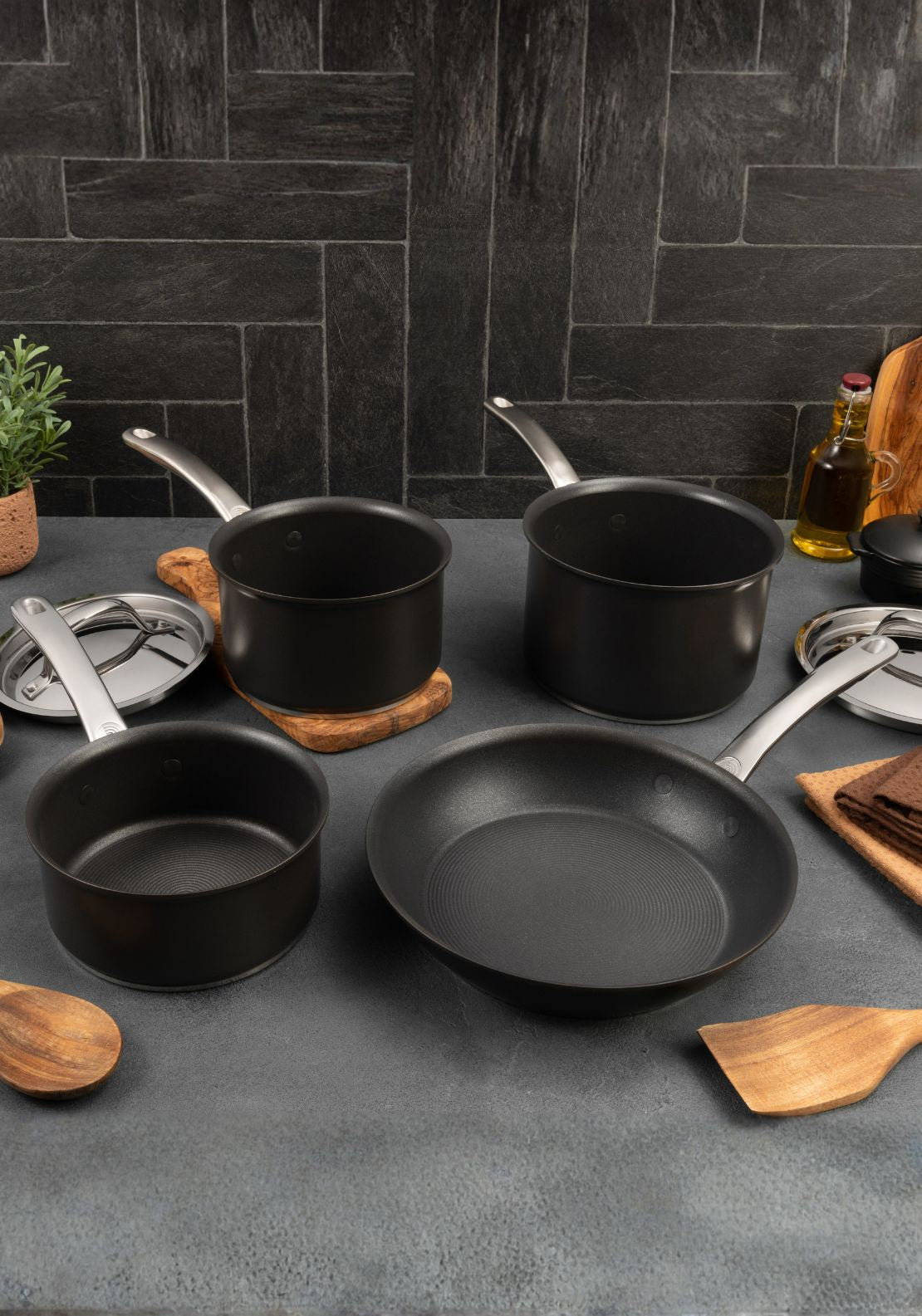 Circulon Excellence Set Of 4 - Black 2 Shaws Department Stores