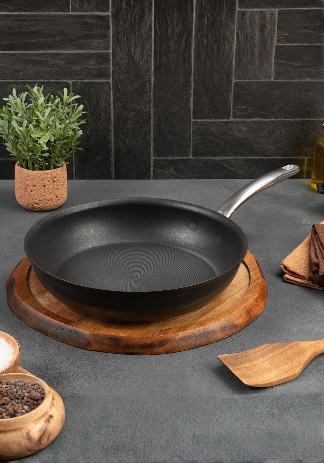 Circulon Excellence Induction Frying Pan 22cm - Black 1 Shaws Department Stores