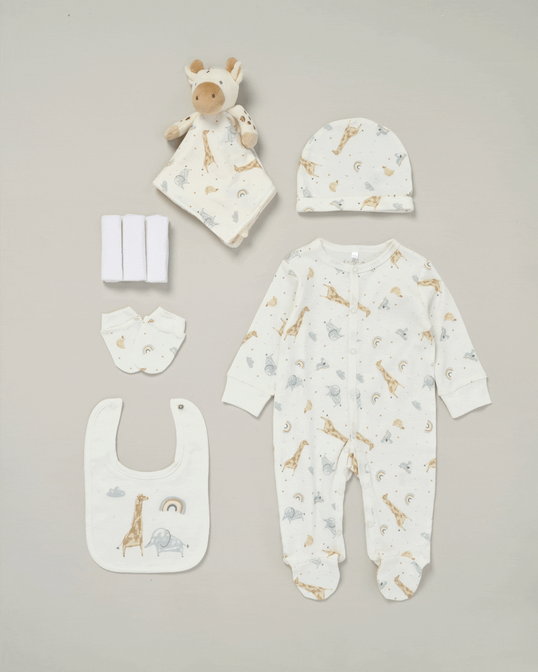 Jainco Baby 8 Piece Gift Set - Cream 1 Shaws Department Stores