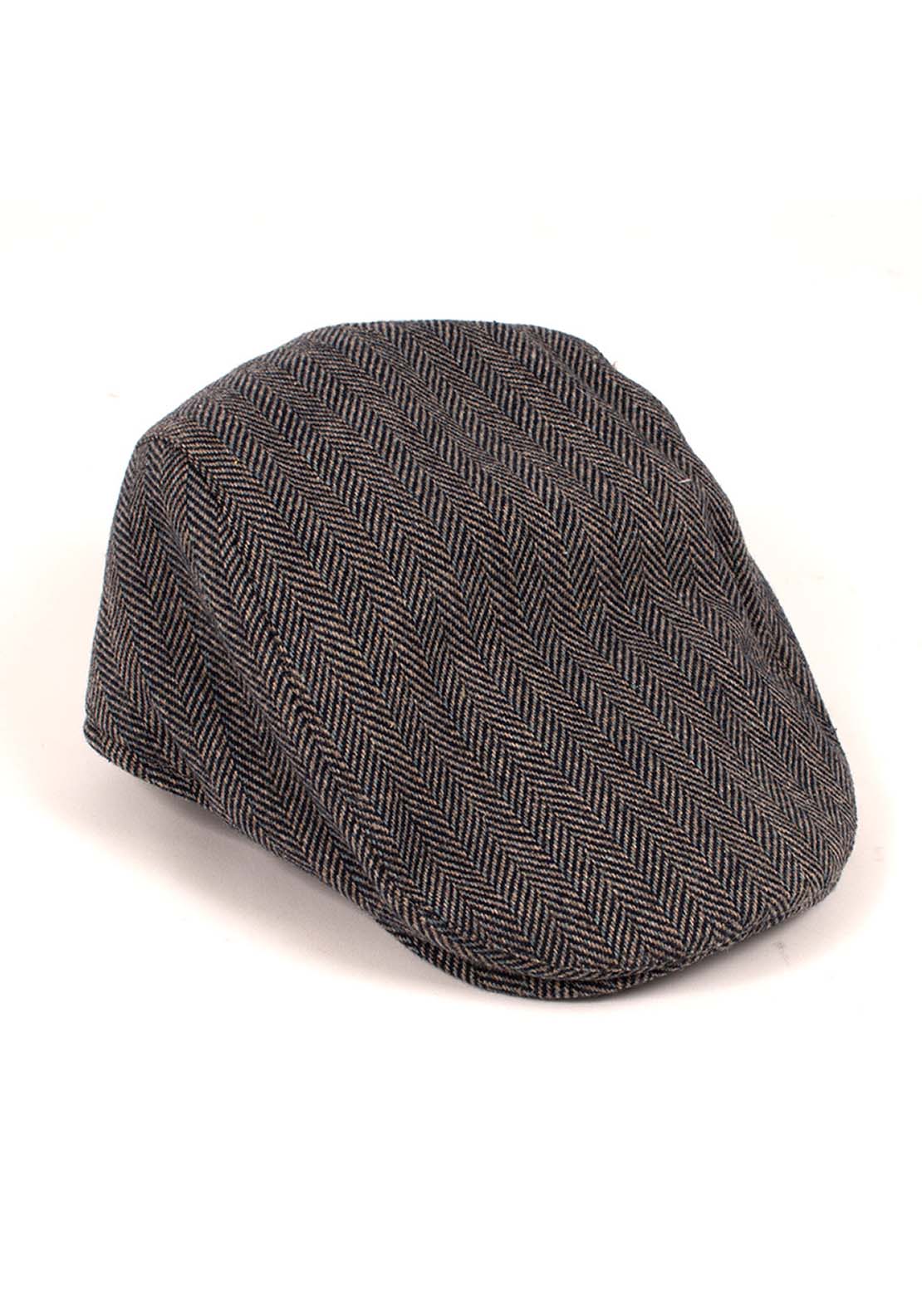 Yeats Flat Cap - Antra Blue 1 Shaws Department Stores