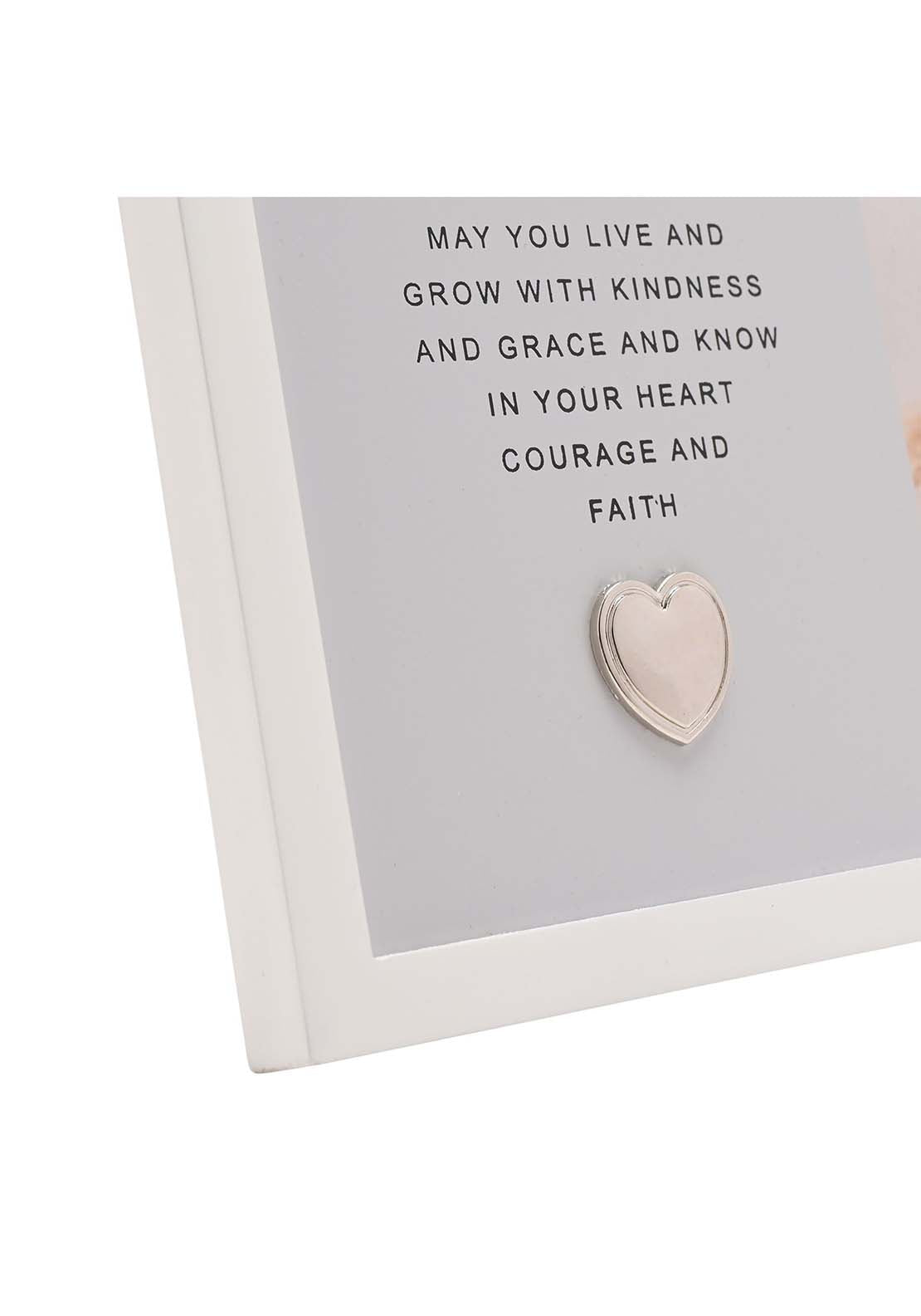 Celebrations Faith & Hope Grey Frame 4" X 6" - First Communion 2 Shaws Department Stores