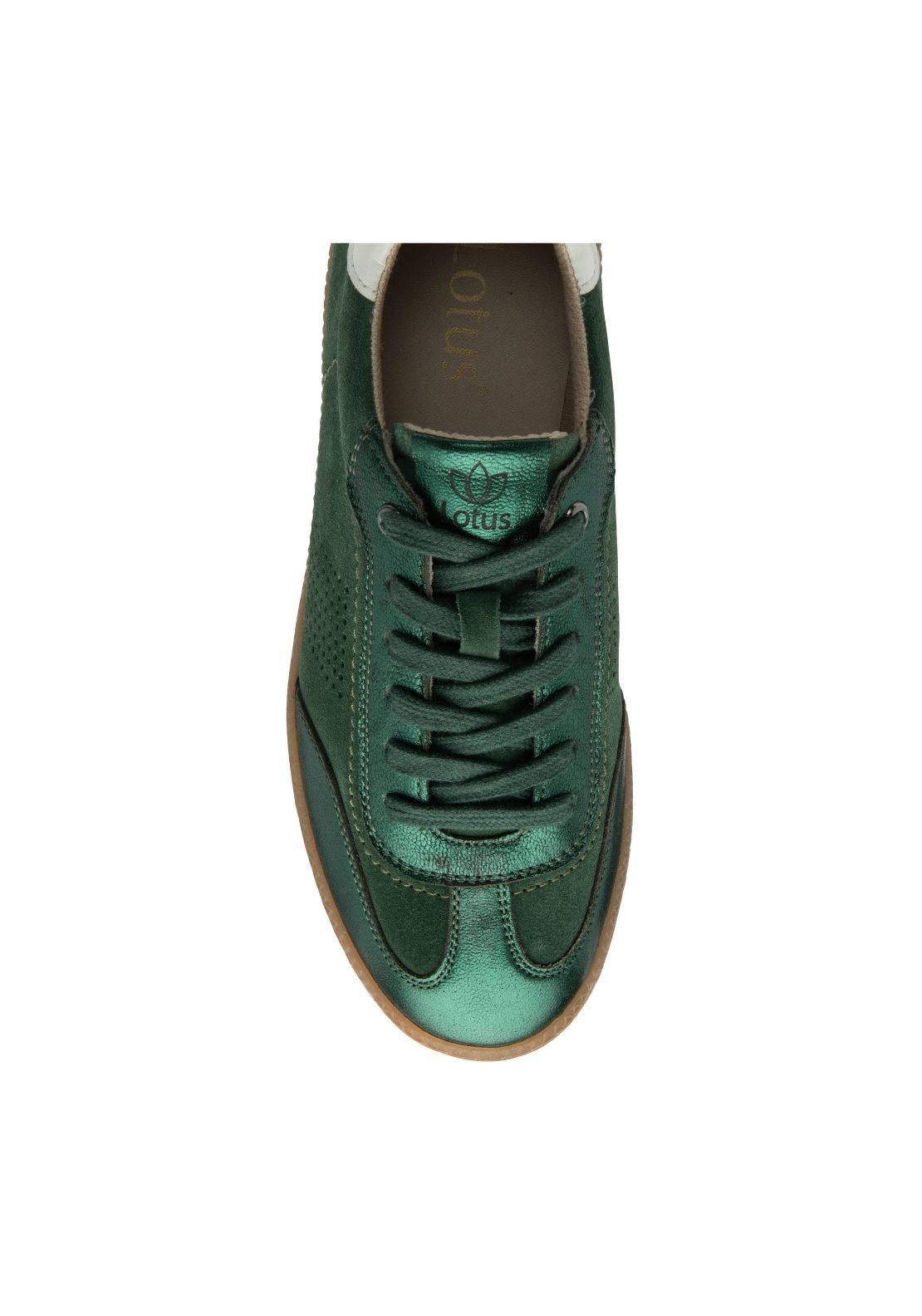 Lotus Frapporta Shoe - Green 4 Shaws Department Stores