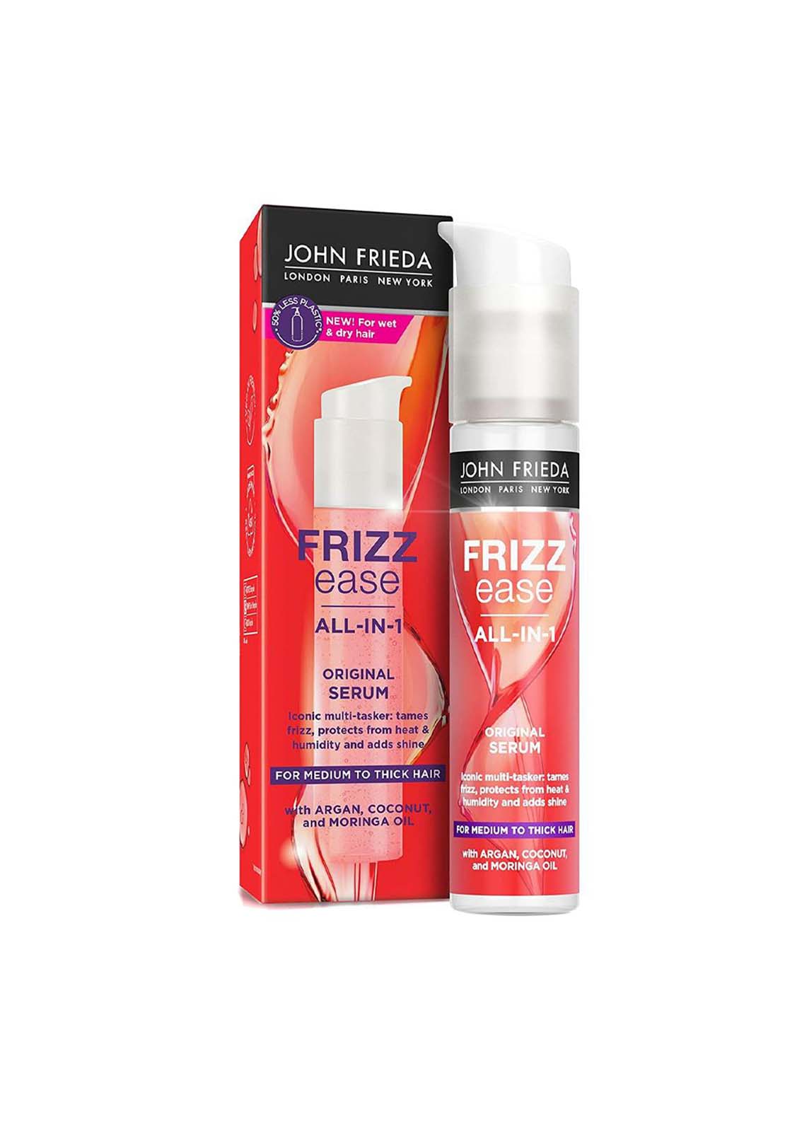 John Frieda Frizz Ease All In One Original Hair Serum 50ml 1 Shaws Department Stores