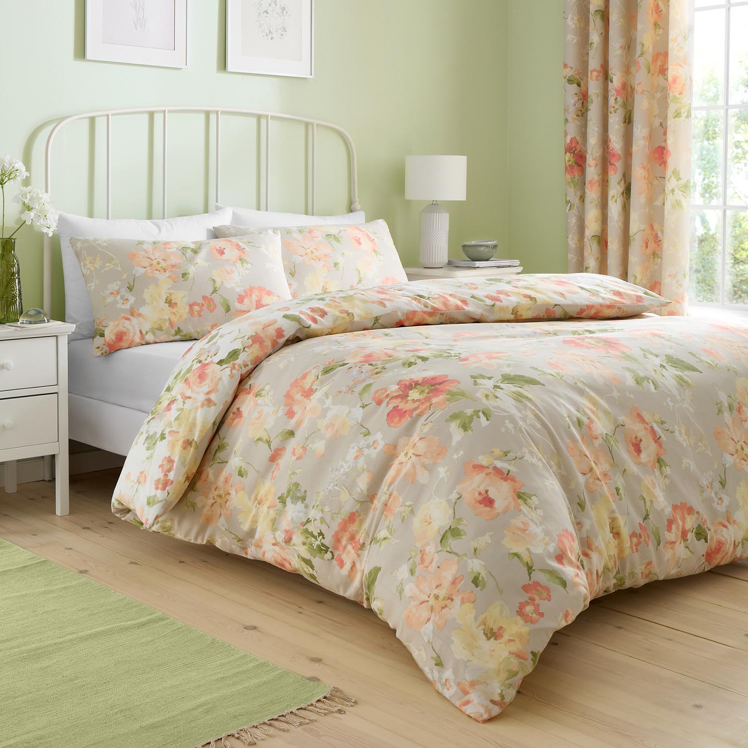 The Home Collection Capri Duvet Cover Set - Natural 1 Shaws Department Stores