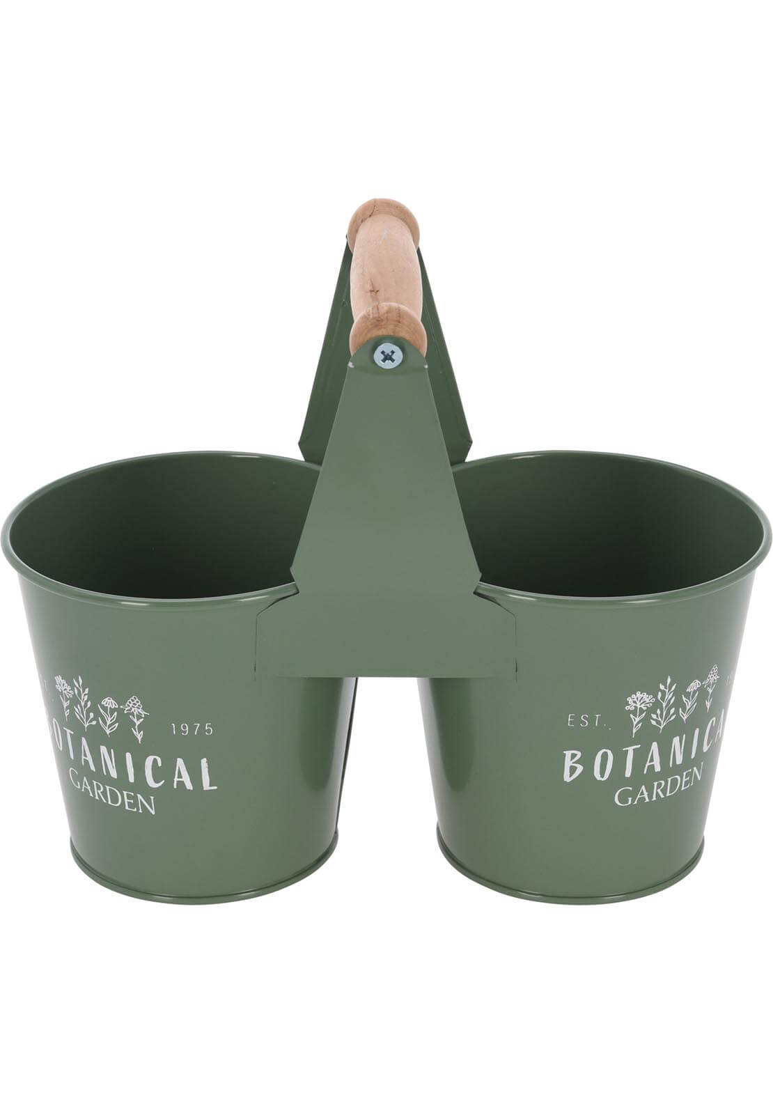 The Home Garden Plant Holder 2 Plants Green - Green 1 Shaws Department Stores
