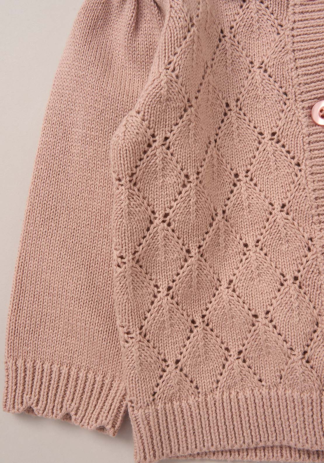 Jainco 2 Piece Knit Set - Pink 3 Shaws Department Stores