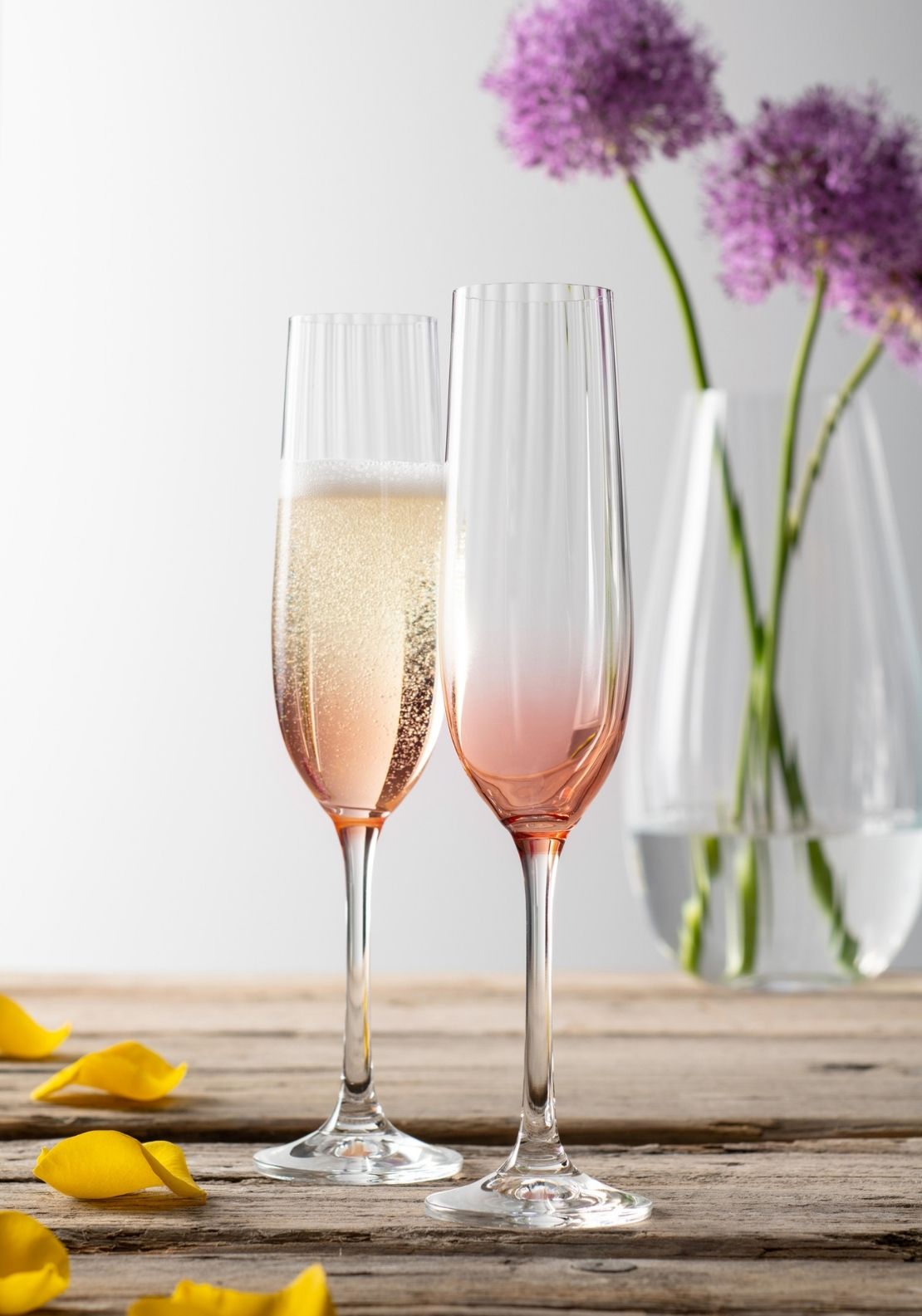 Champage Flute Set Of 2 - Blush