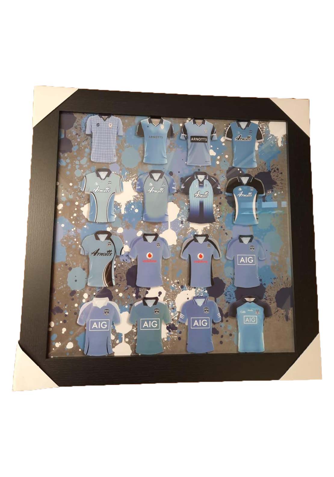 The Home Collection Dublin GAA Framed Picture 40cm x 40cm - Black 1 Shaws Department Stores
