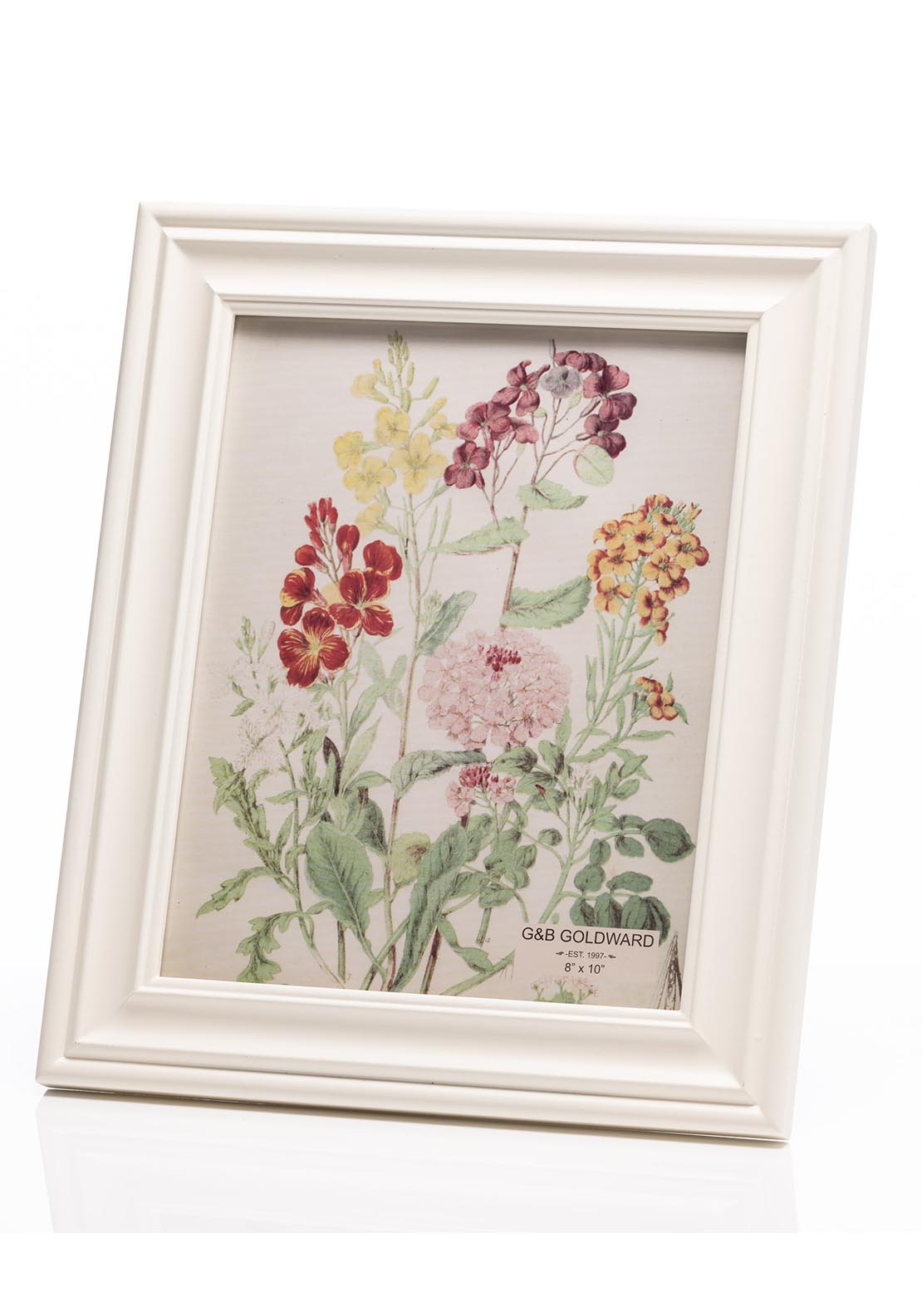 The Grange Collection Wooden Photo Frame - White 2 Shaws Department Stores