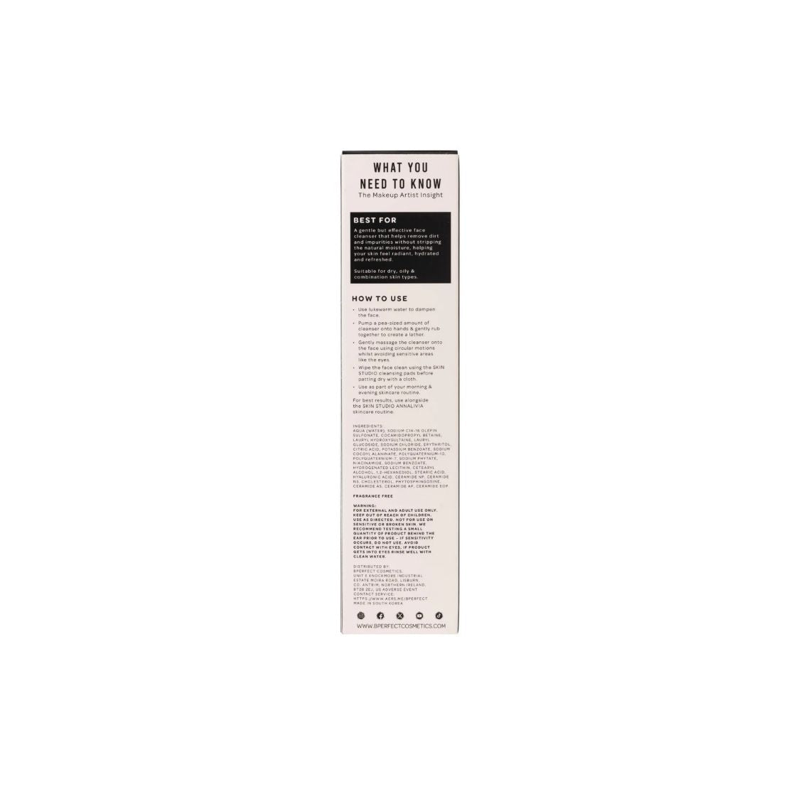 Bperfect Skin Studio X Annalivia Radiant Hydrating Gel Cleanser 3 Shaws Department Stores