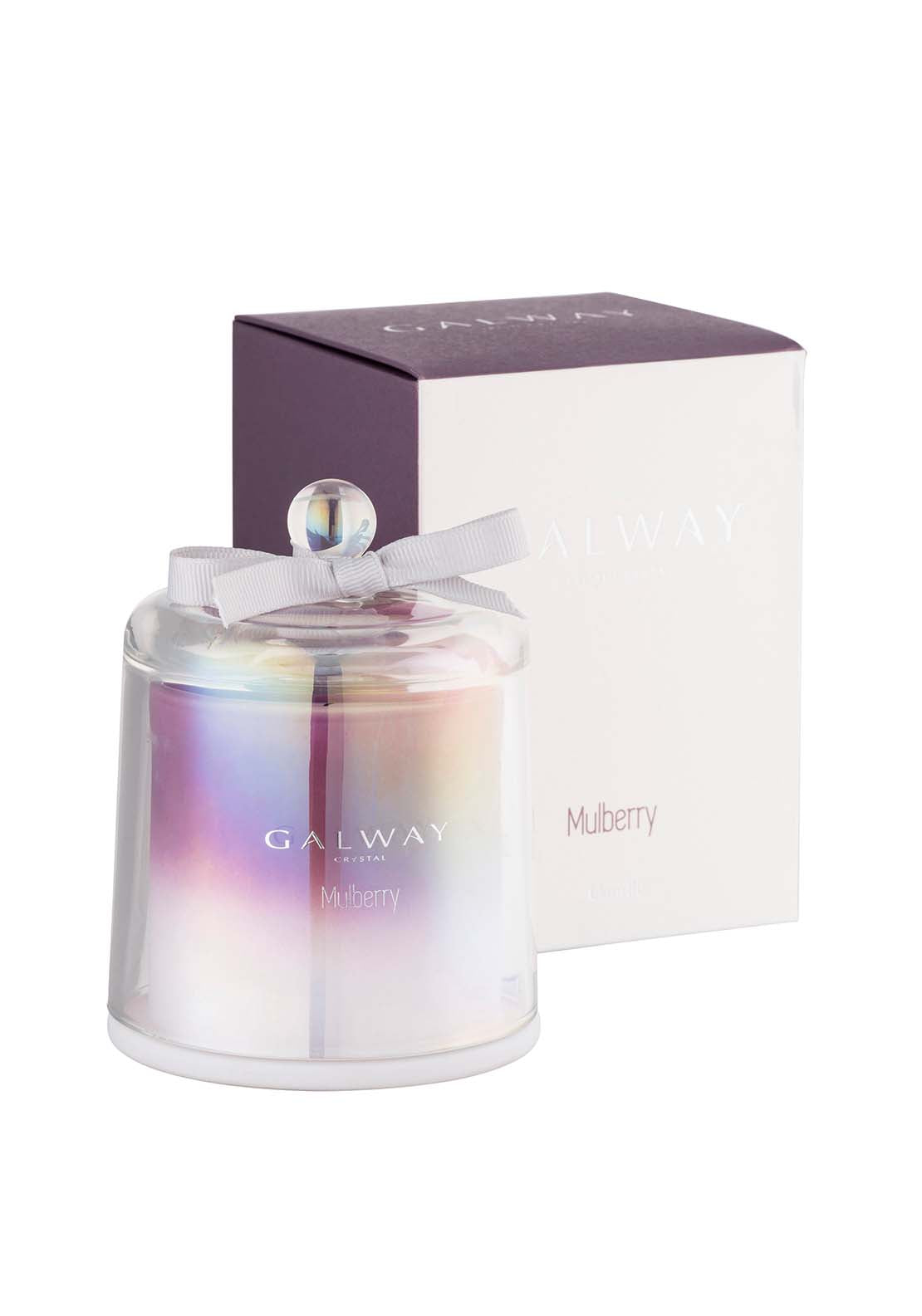 Galway Crystal Mulberry Scented Bell Jar Candle 1 Shaws Department Stores