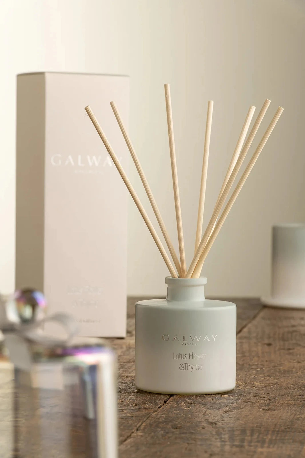 Galway Crystal Lotus Flower & Thyme Diffuser - Lotus Flower & Thyme 1 Shaws Department Stores