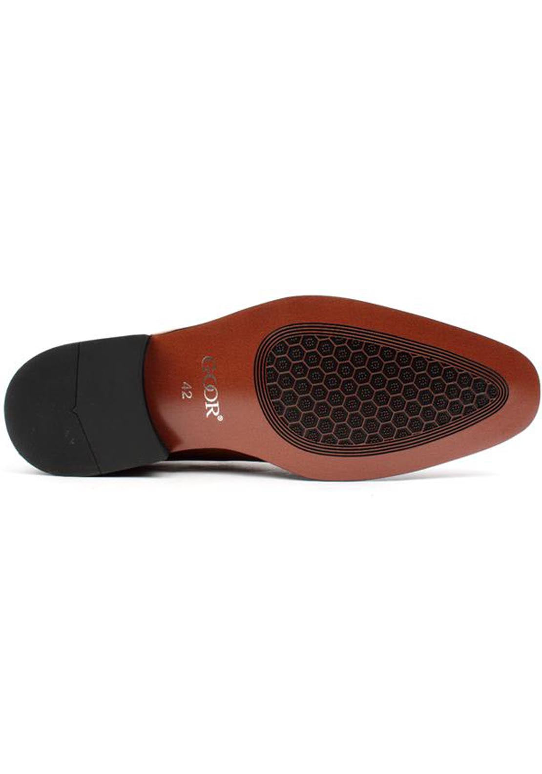 Goor 207 Formal Shoe - Tan 4 Shaws Department Stores