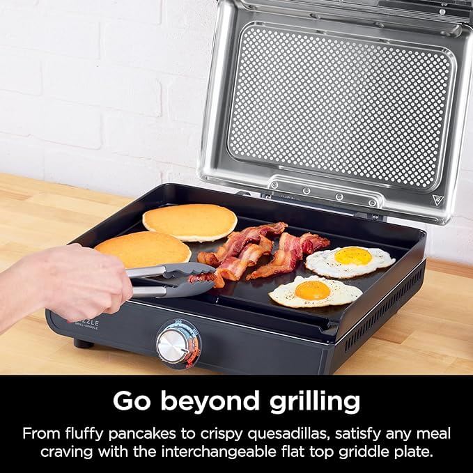 Ninja Sizzle Indoor Grill & Flat Plate | GR101UK 4 Shaws Department Stores