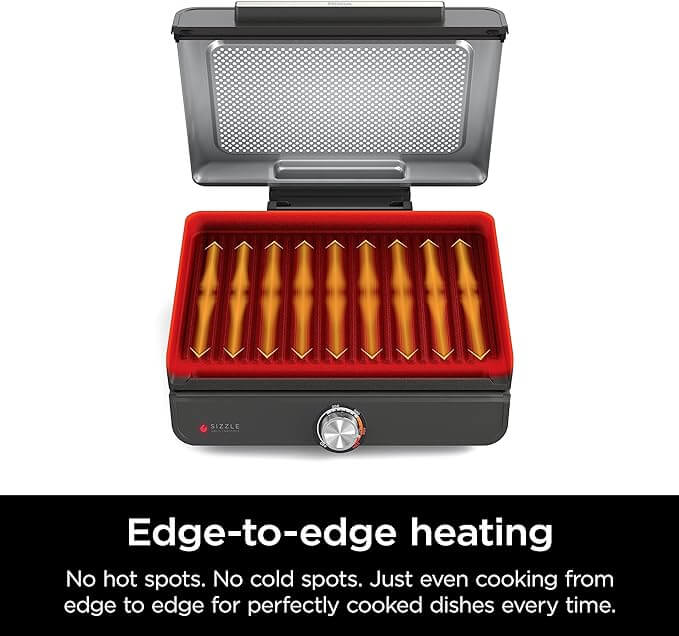 Ninja Sizzle Indoor Grill & Flat Plate | GR101UK 6 Shaws Department Stores