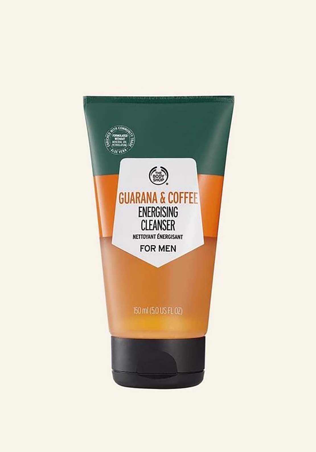 The Body Shop Guarana & Coffee Energising Cleanser for Men 1 Shaws Department Stores