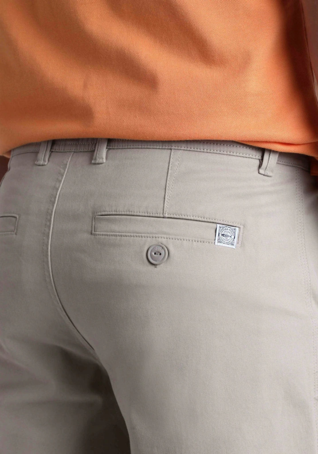 Weird Fish Rayburn Cotton Flat Front Shorts - Flintstone 3 Shaws Department Stores
