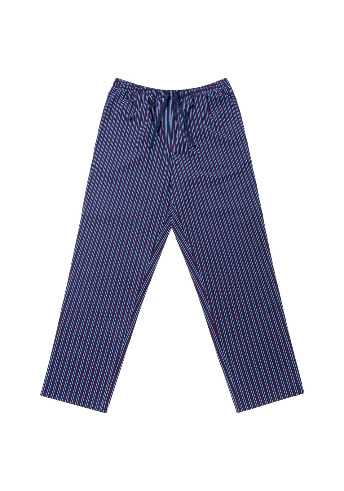 Hj Hall Crew Neck T-Shirt and Long Pants - Red Navy 3 Shaws Department Stores