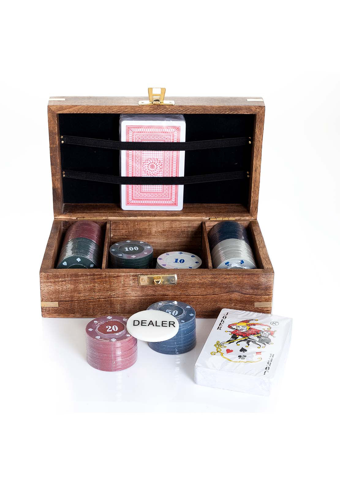Harvey Makin Wooden Poker Set 1 Shaws Department Stores