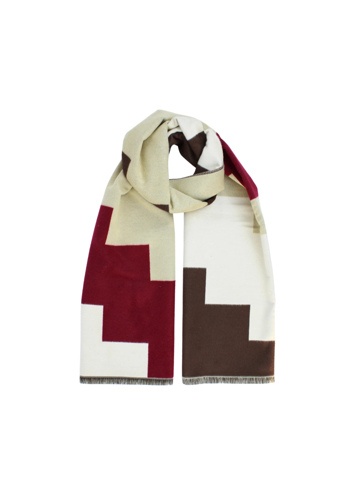 Lightweight Square Block Scarf - Multicolour