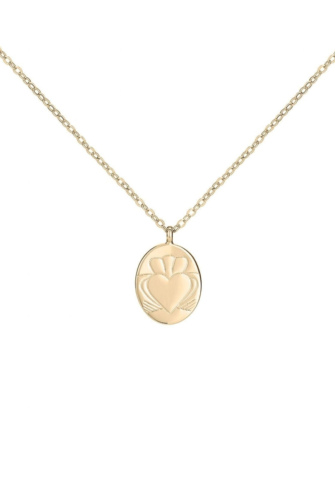 Don’t Kill My Vibe Heart Strong Coin Necklace - Gold 1 Shaws Department Stores