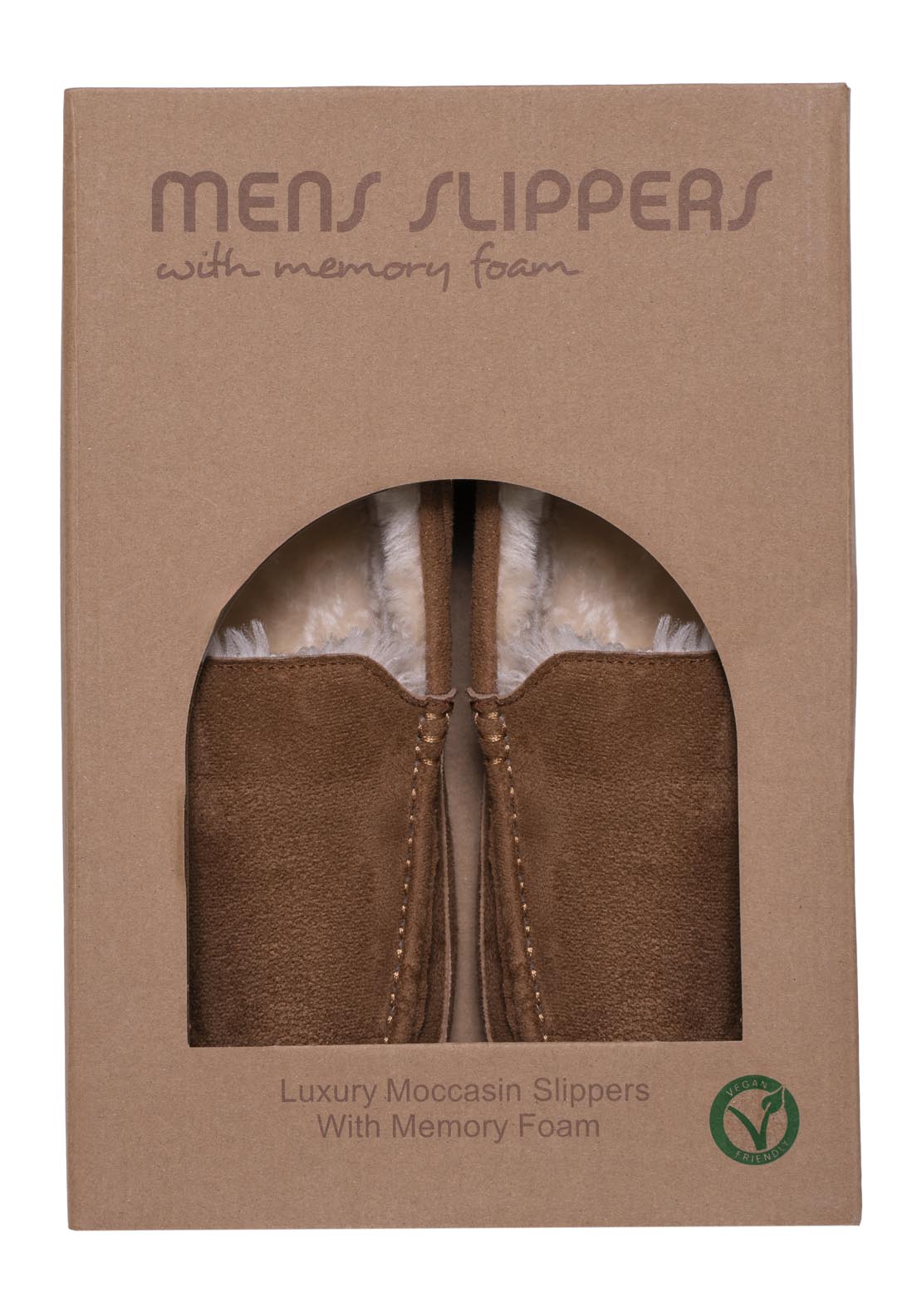 Ella Mans Slip On Moccassin - Brown 4 Shaws Department Stores