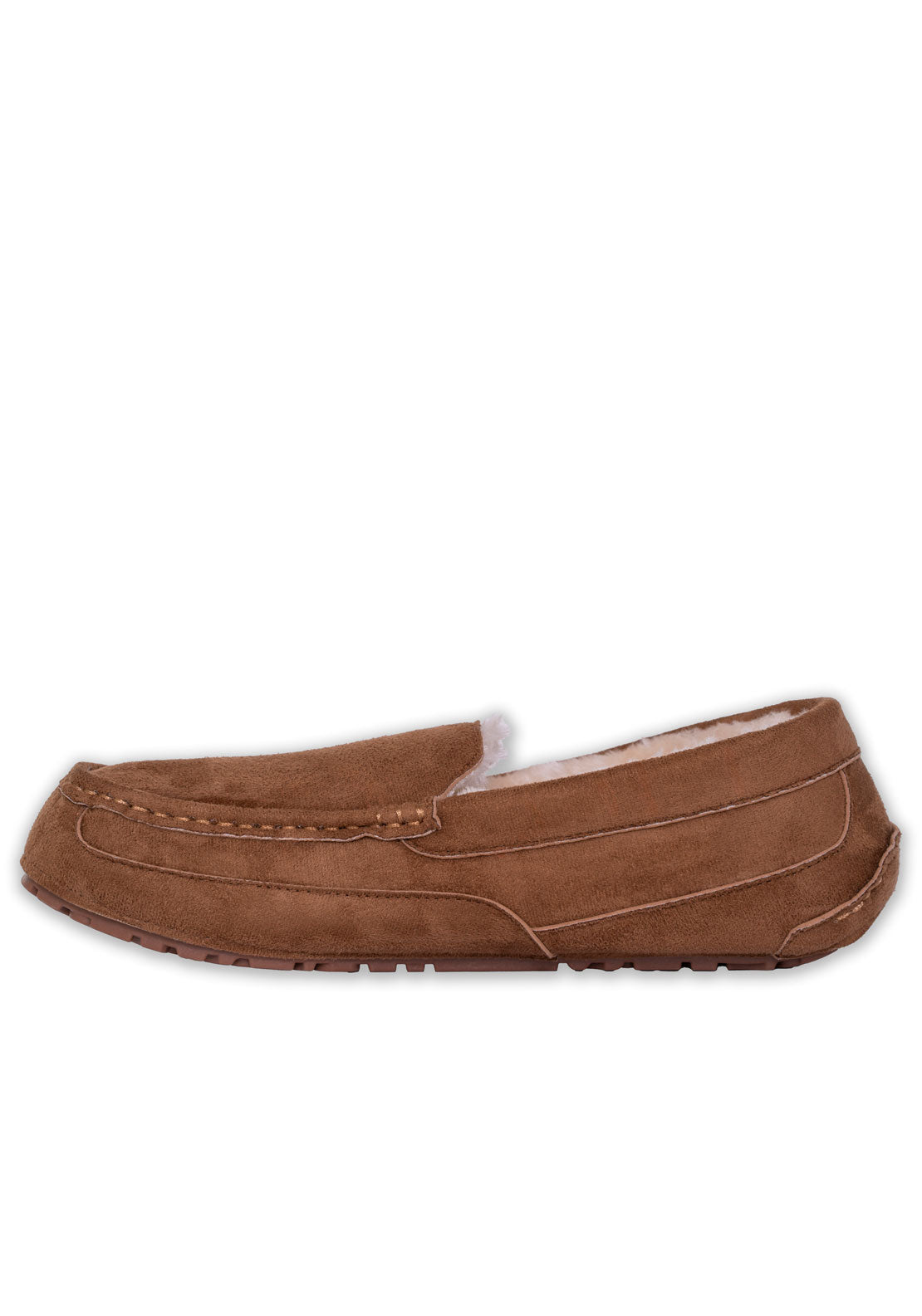 Ella Mans Slip On Moccassin - Brown 2 Shaws Department Stores