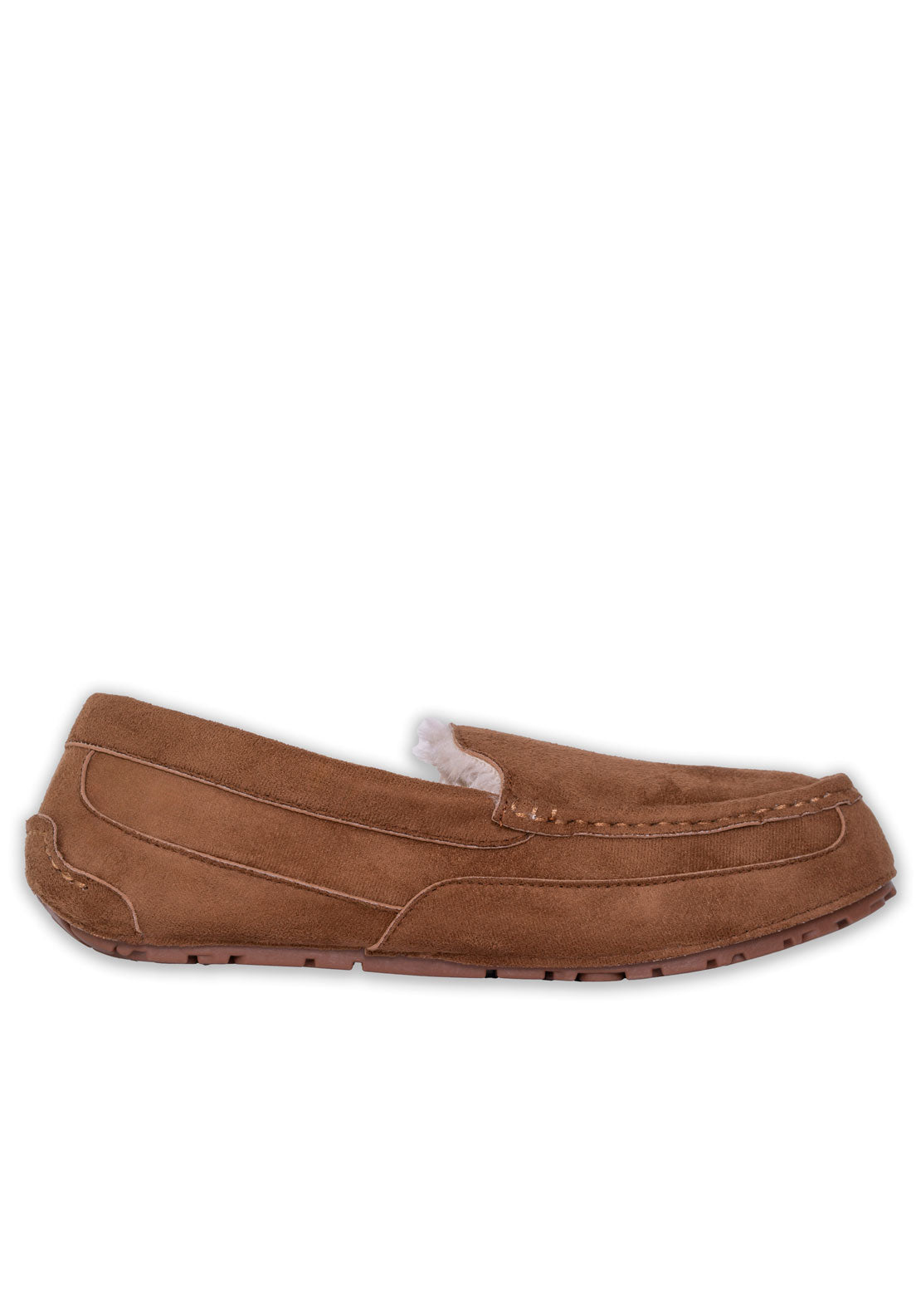 Ella Mans Slip On Moccassin - Brown 1 Shaws Department Stores