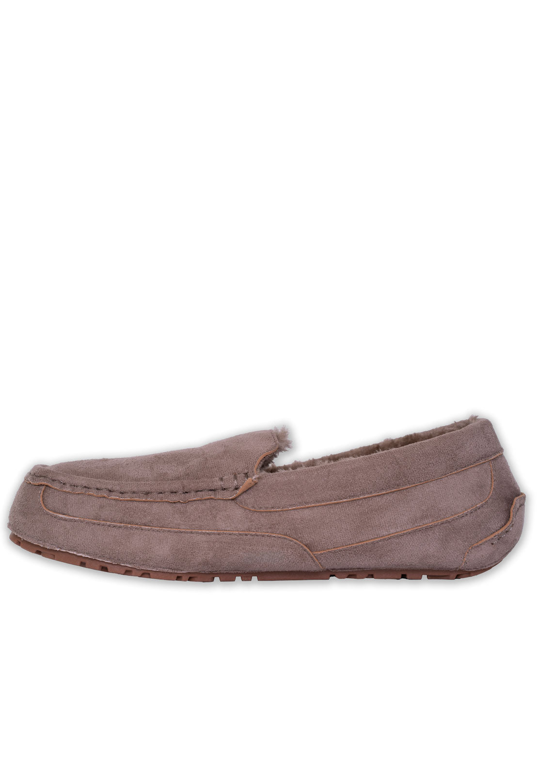 Ella Mans Slip On Moccassin - Taupe 2 Shaws Department Stores