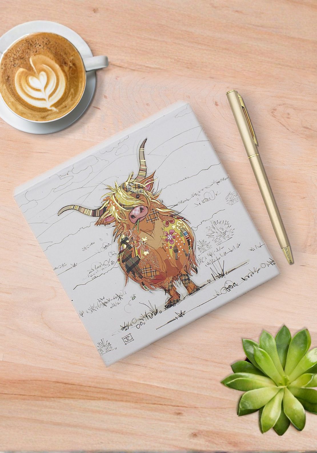 The Home Collection Highland Hamish Memo Pad - Multi 2 Shaws Department Stores