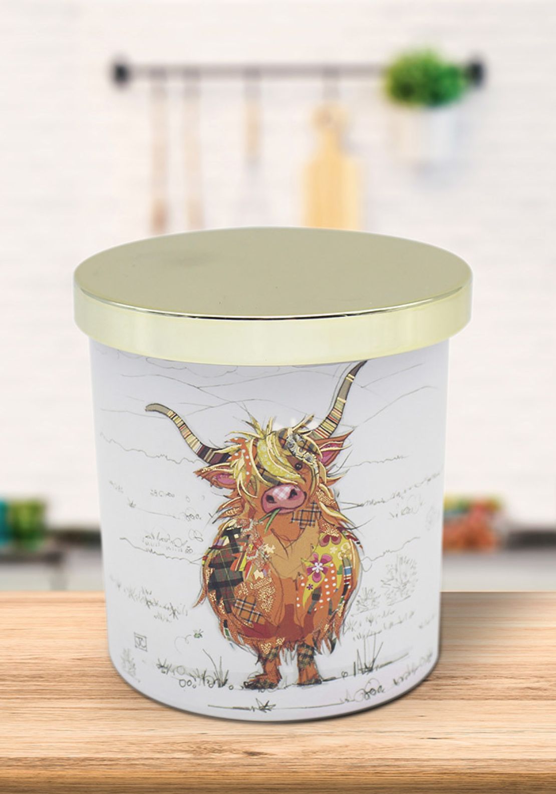 The Home Collection Hamish Highland Cow Candle 1 Shaws Department Stores