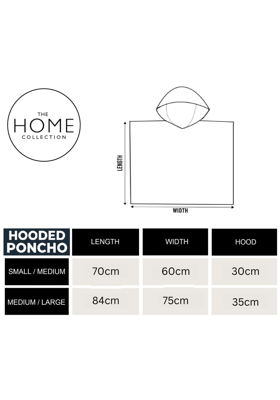 The Home Collection Towel Poncho - Small/Medium - Blue 2 Shaws Department Stores