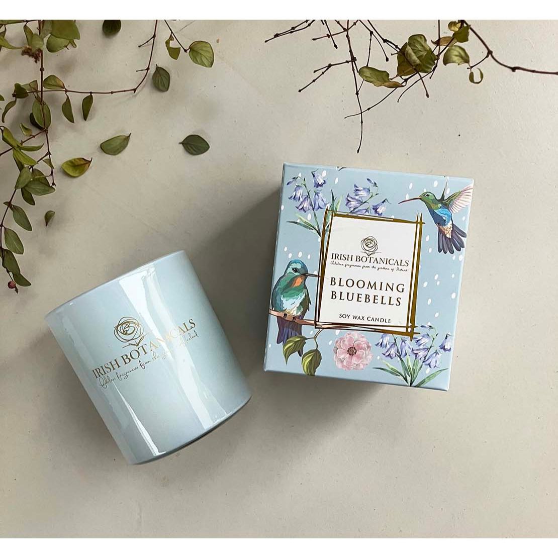 Irish Botanicals Blooming Bluebells Candle 2 Shaws Department Stores