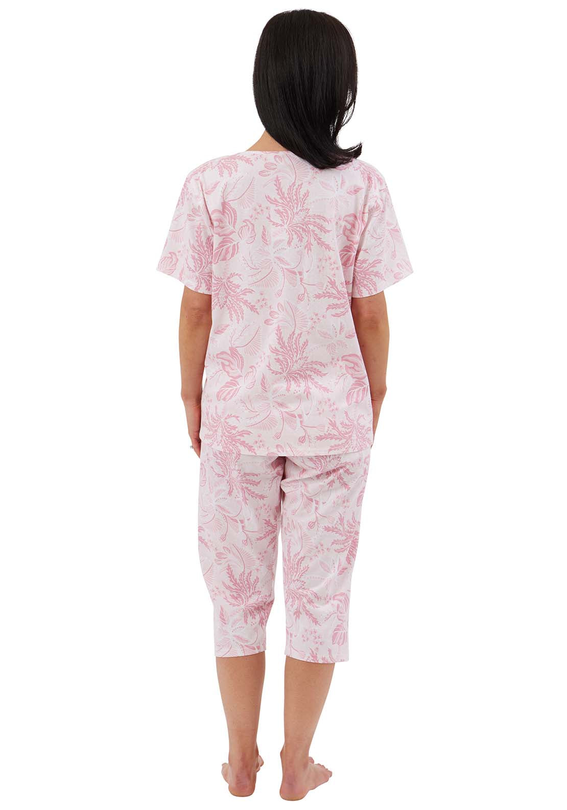 Indigo Sky Lucia 3/4 Floral Pyjama - Blue 5 Shaws Department Stores