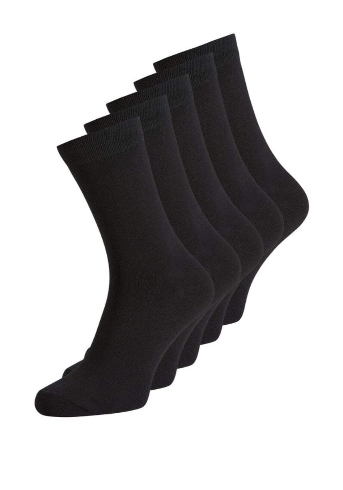 Jens 5 Pack Socks - Black