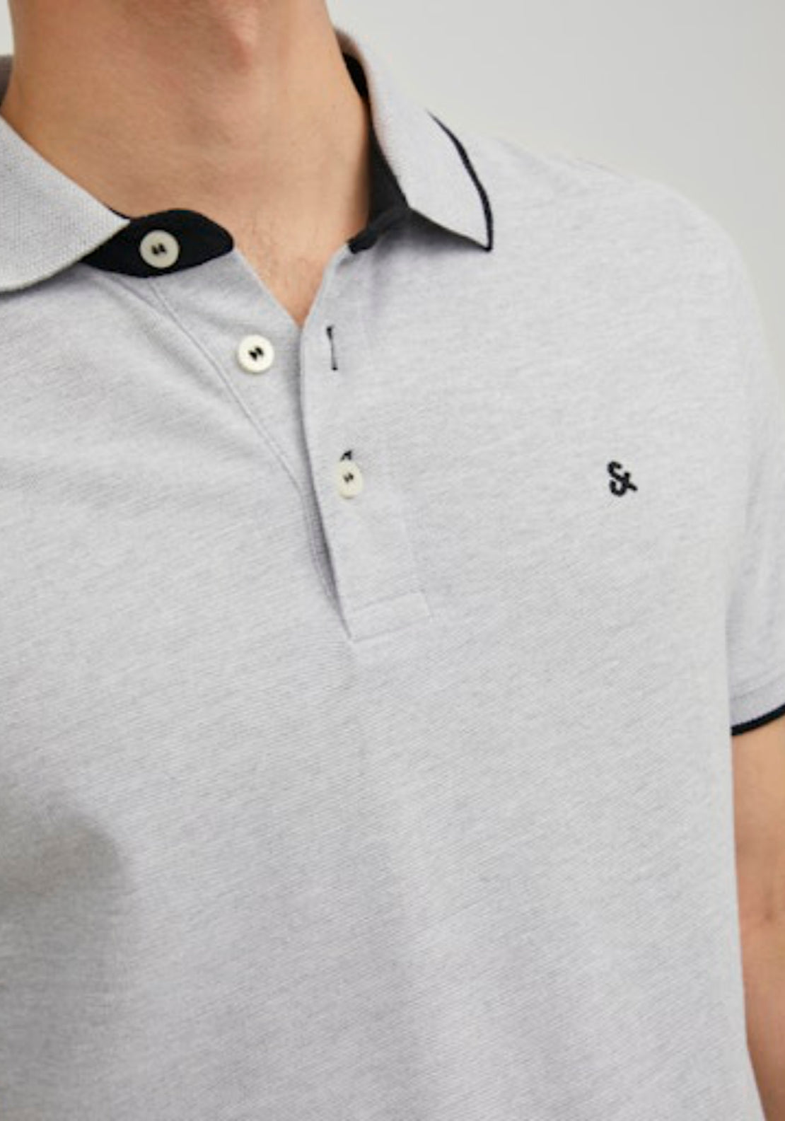 Jack & Jones Essential Short Sleeve Polo Shirt - Lgm 4 Shaws Department Stores