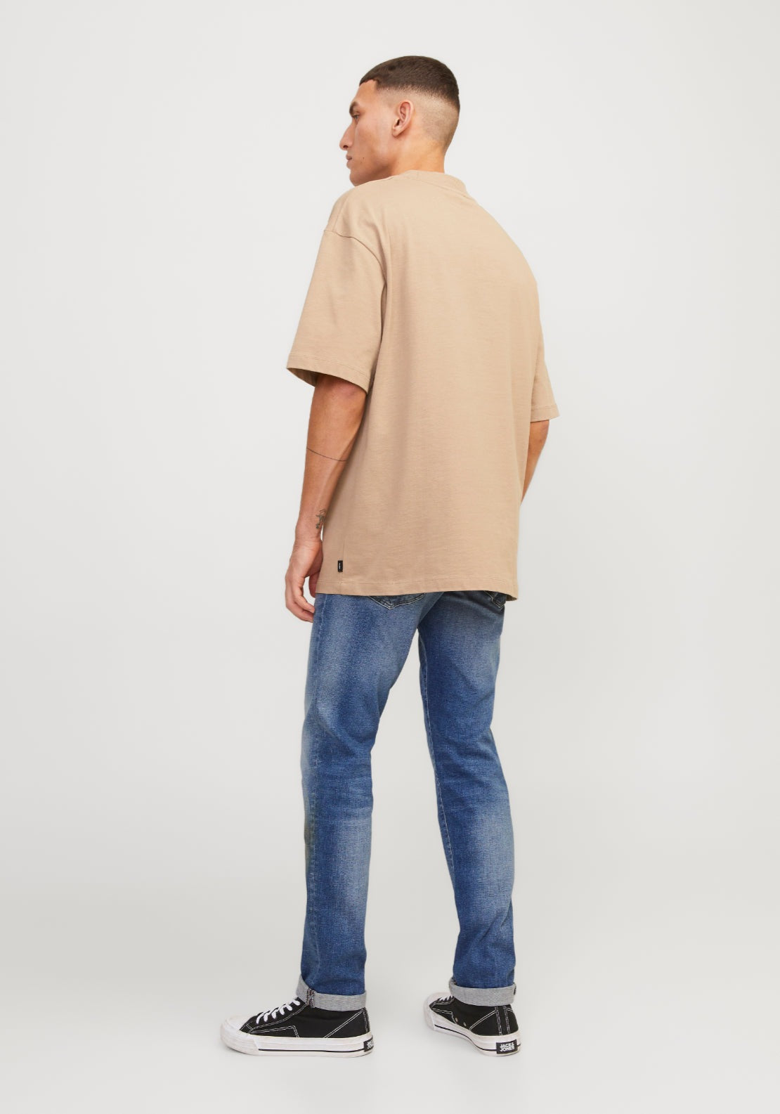 Jack & Jones Glen Icon Slim Denim Jeans - Blue 2 Shaws Department Stores