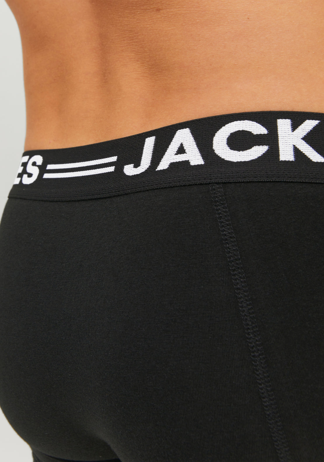 Jack & Jones 3 Pack Trunks - Black 6 Shaws Department Stores
