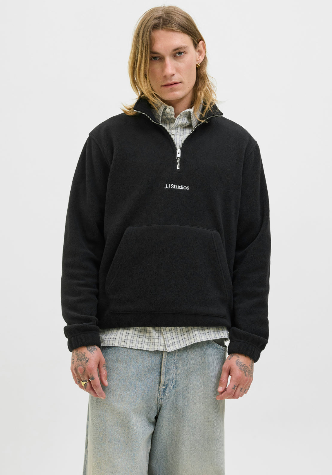 Soho Half Zip Fleece - Black