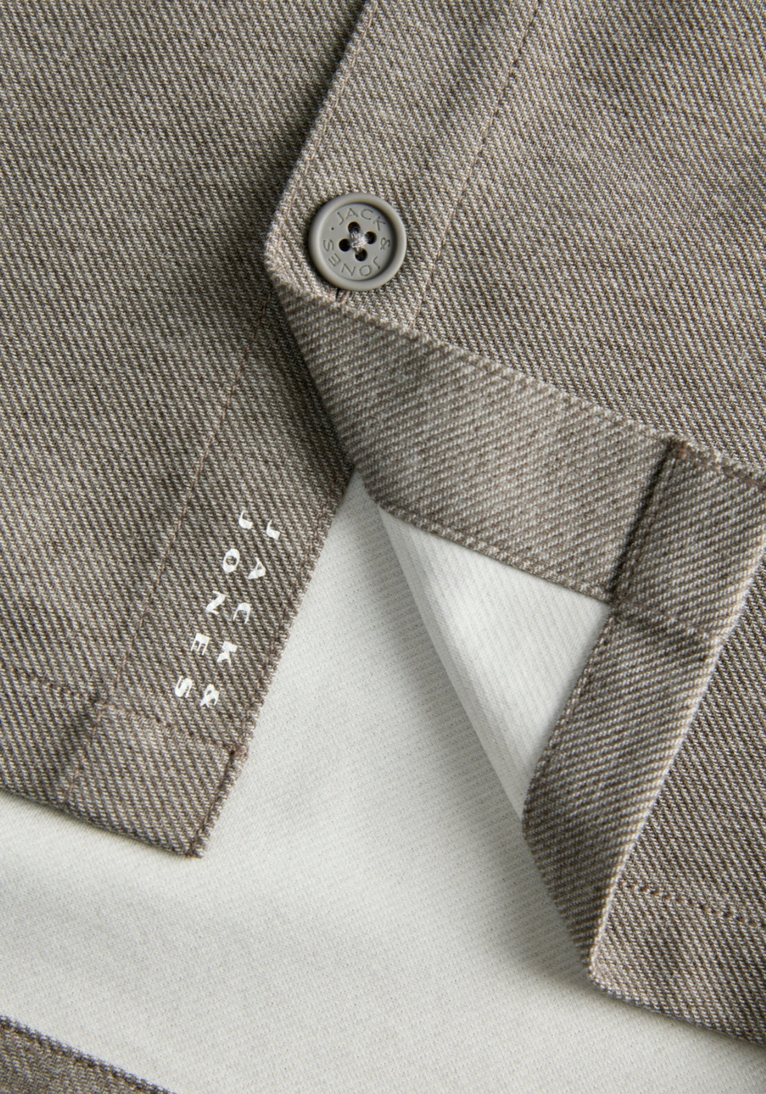 Jack & Jones Fusion William Melange Overshirt - Falcon Melange 4 Shaws Department Stores