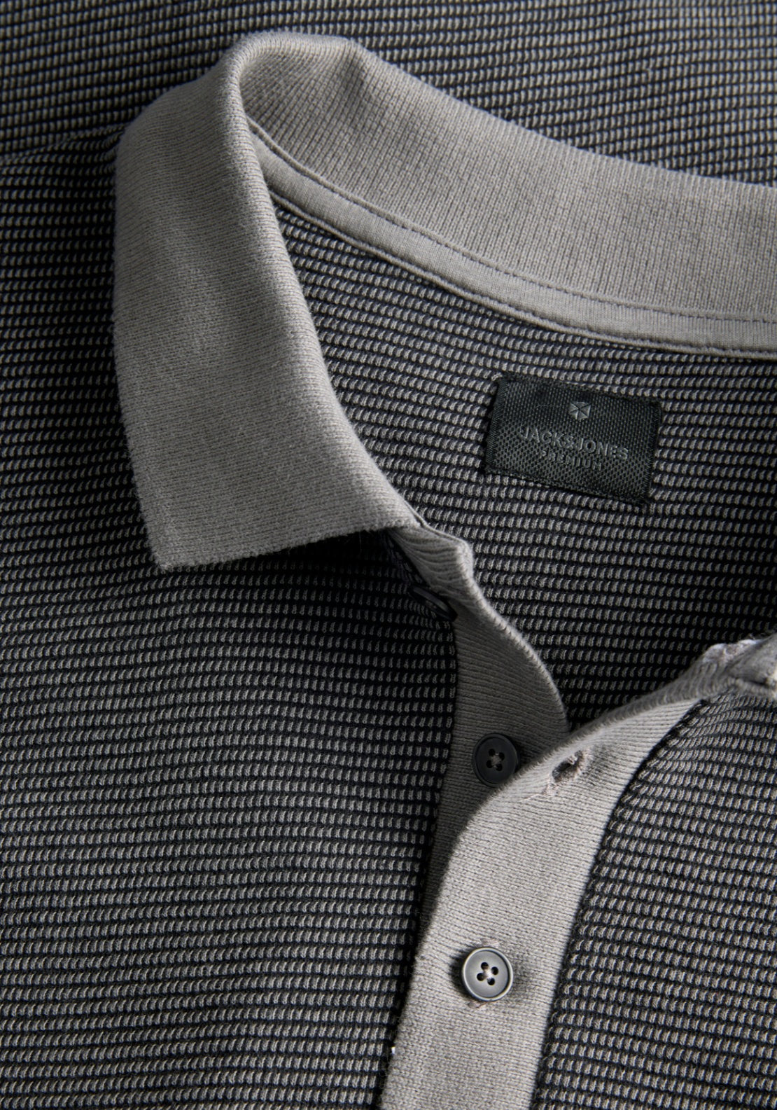 Jack & Jones Theo Short Sleeve Polo - Black 3 Shaws Department Stores