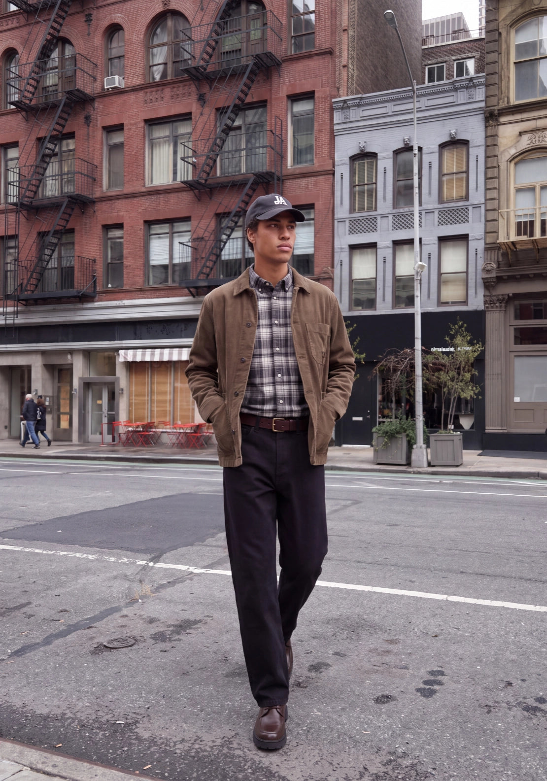 Derry Corduroy Overshirt - Walnut