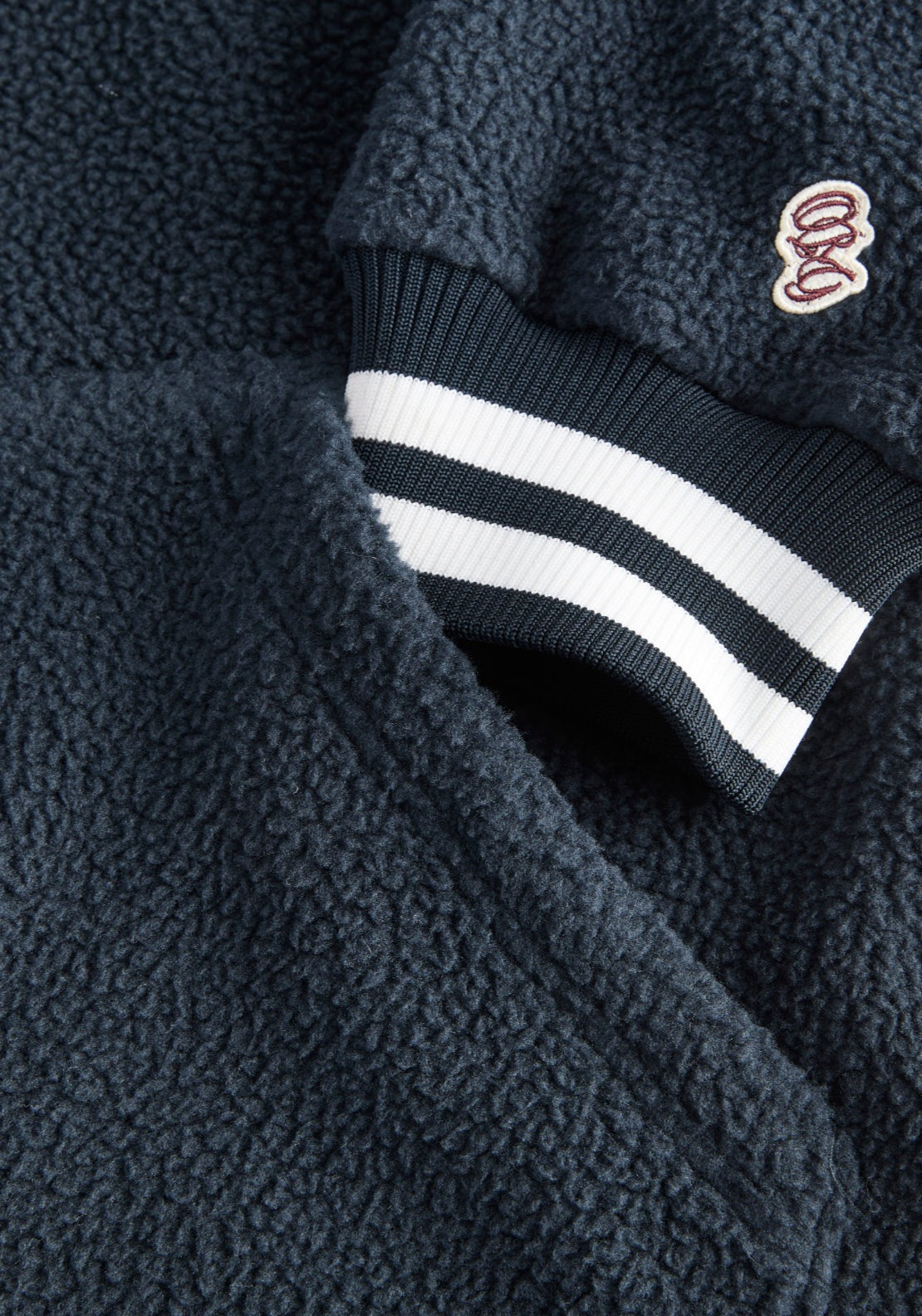 Jack & Jones Frederiksberg Teddy Fleece - Sky Captain 4 Shaws Department Stores