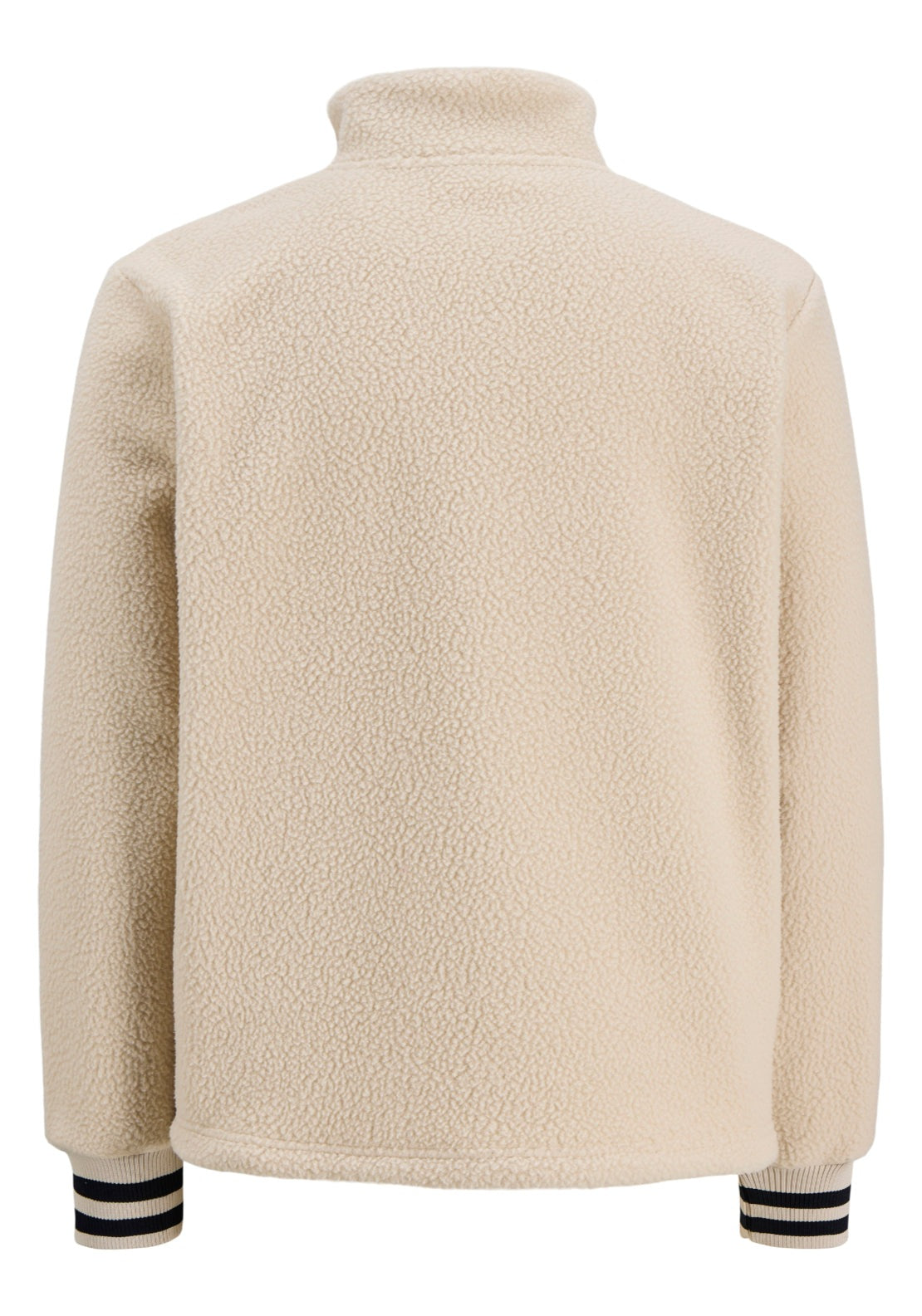 Jack & Jones Frederiksberg Teddy Fleece - Beige 2 Shaws Department Stores