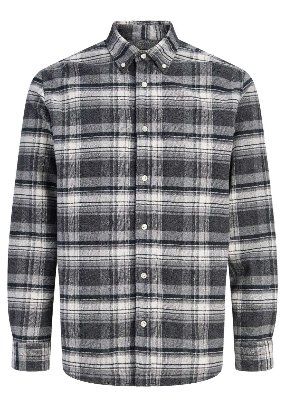 Stanley Flannel Shirt - Charcoal Gray