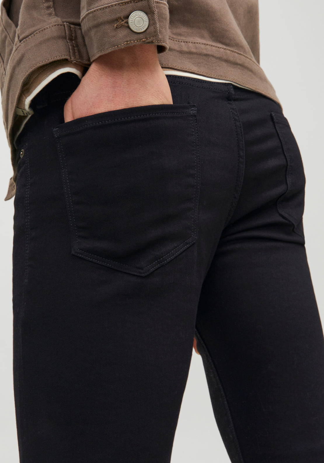 Jack & Jones Felix Slim Fit Jeans - Black Denim 5 Shaws Department Stores