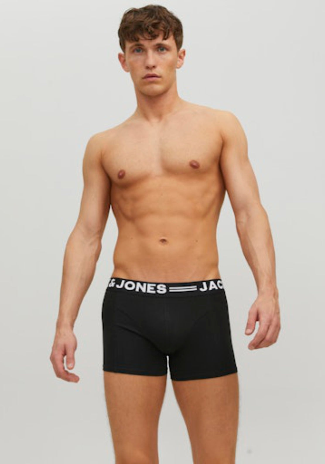Jack & Jones 3 Pack Trunks - Black 3 Shaws Department Stores